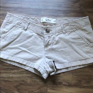 Hollister Khaki Short Shorts